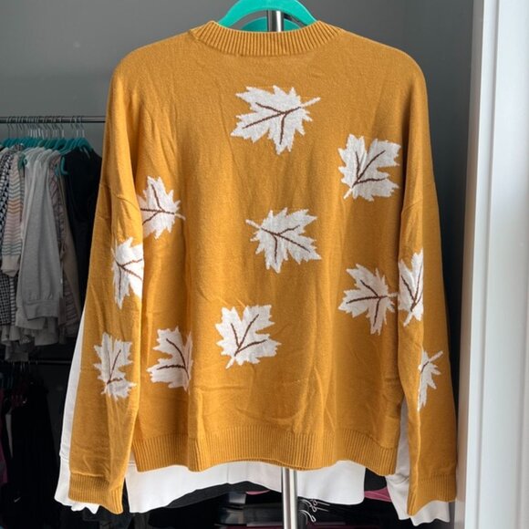 Loft Leaves Fall Sweater - Picture 2 of 3